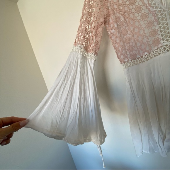 Hello Molly- white and pink crochet dress - Picture 7 of 7